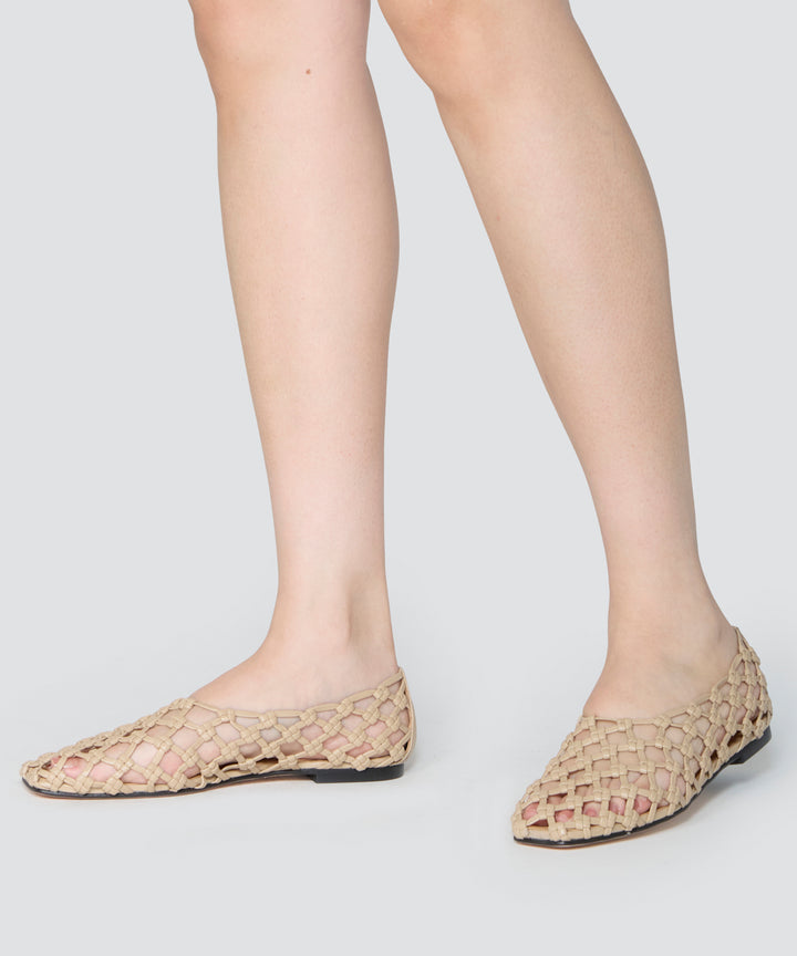 k*y様 新品♡PELLICO フラットシューズ ベージュ 37 PELLICO SUNNY | メッシュ フラット 1.0cm BEIGE - アマンオンライン