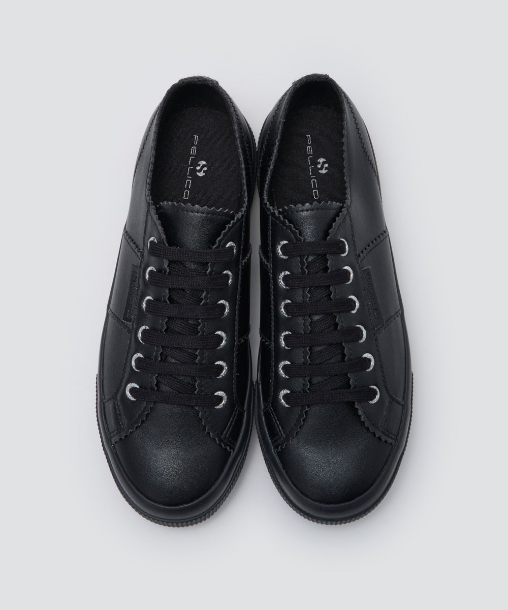 PELLICO | 撥水 スニーカー 3.5cm BLACK - アマンオンラインストア