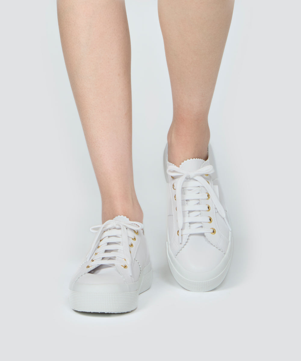 PELLICO×SUPERGA撥水 スニーカー ホワイト 36 PELLICO | PELLICOxSUPERGA 撥水 スニーカー 3.5cm WHITE - アマン