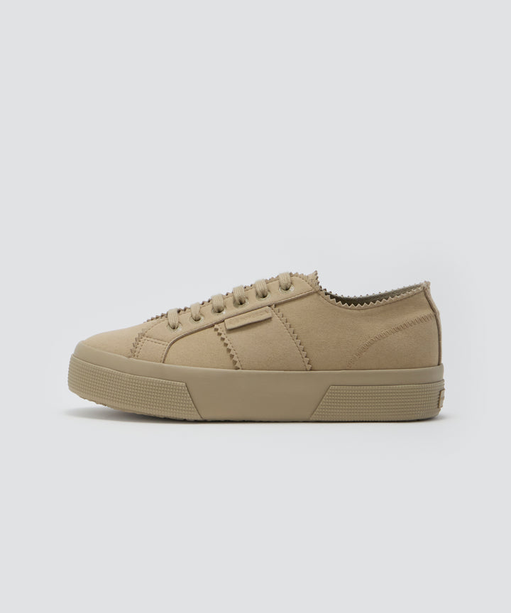 PELLICO | PELLICOxSUPERGA 撥水 スウェードスニーカー 3.5cm BEIGE
