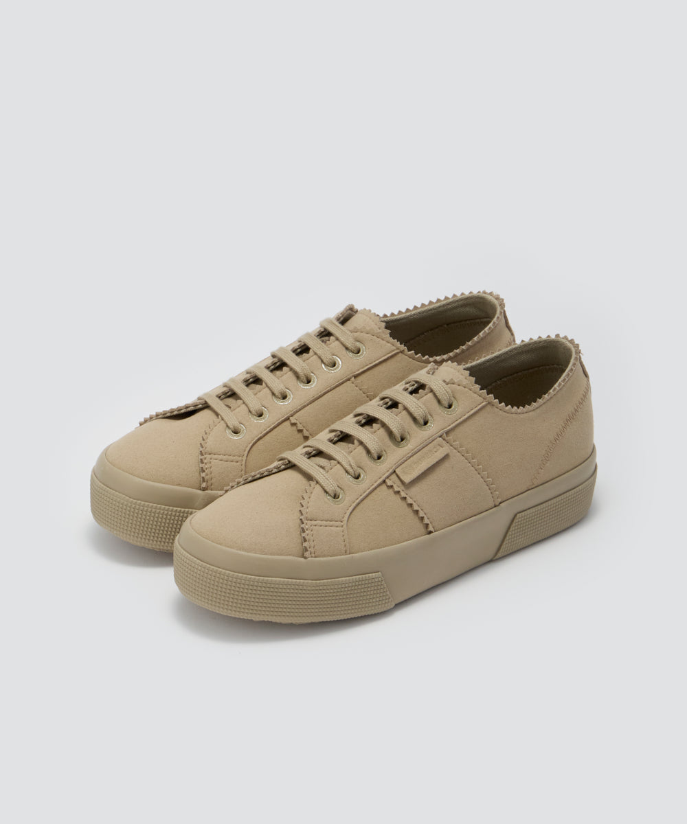 PELLICO | PELLICOxSUPERGA 撥水 スウェードスニーカー 3.5cm BEIGE