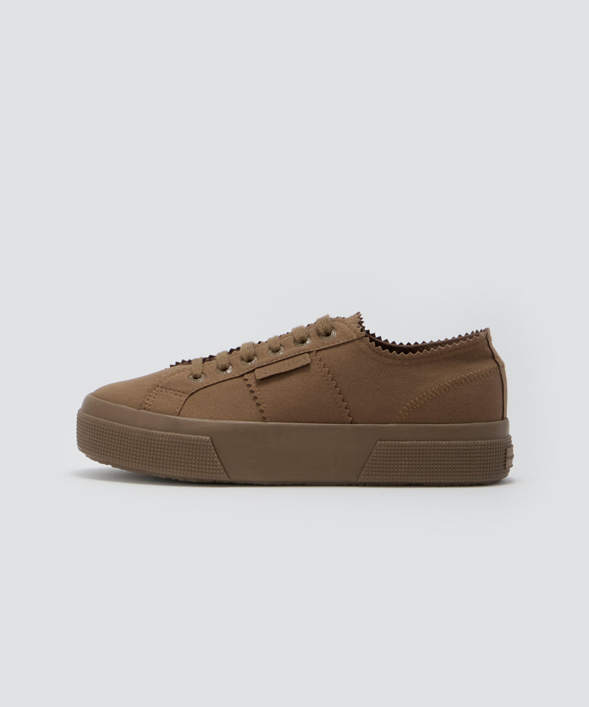 PELLICO | PELLICOxSUPERGA 撥水 スウェードスニーカー 3.5cm BROWN