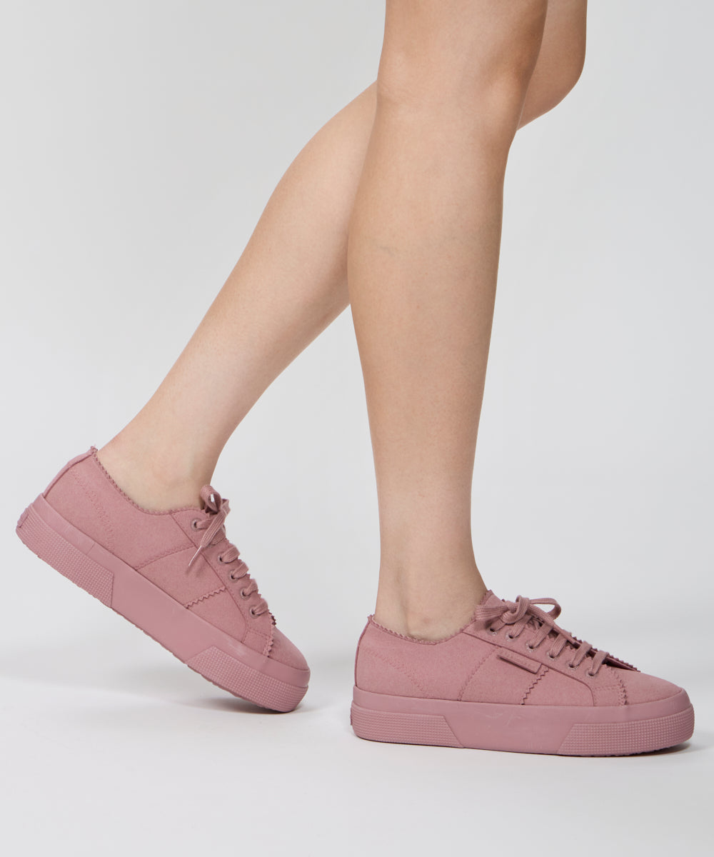 PELLICO | PELLICOxSUPERGA 撥水 スウェードスニーカー 3.5cm PINK
