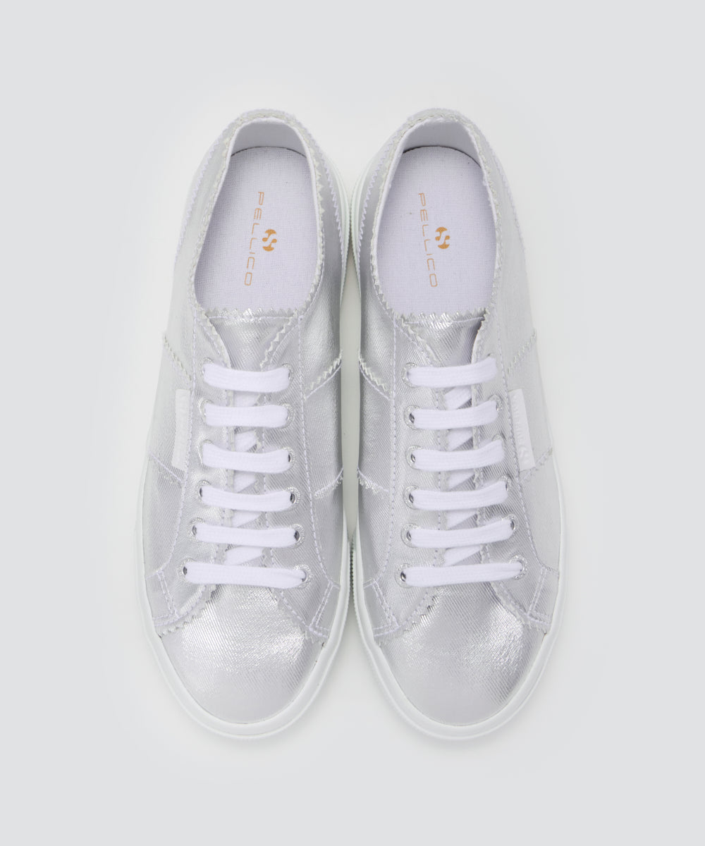 PELLICO×SUPERGA 別注 35 シルバースニーカー PELLICO | PELLICOxSUPERGA スニーカー 3.5cm SILVER - アマン
