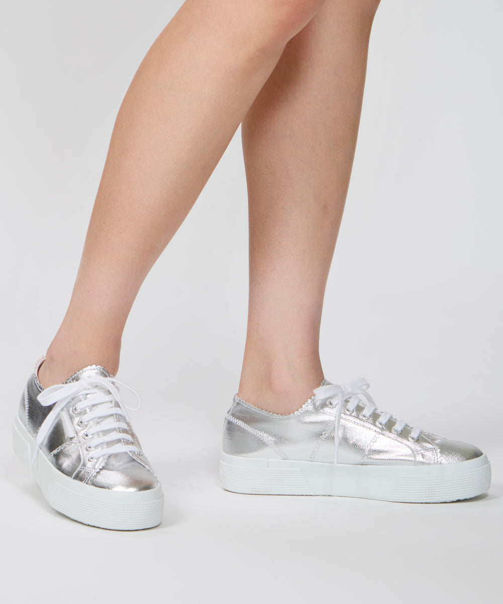 PELLICO | PELLICOxSUPERGA スニーカー 3.5cm SILVER - アマン