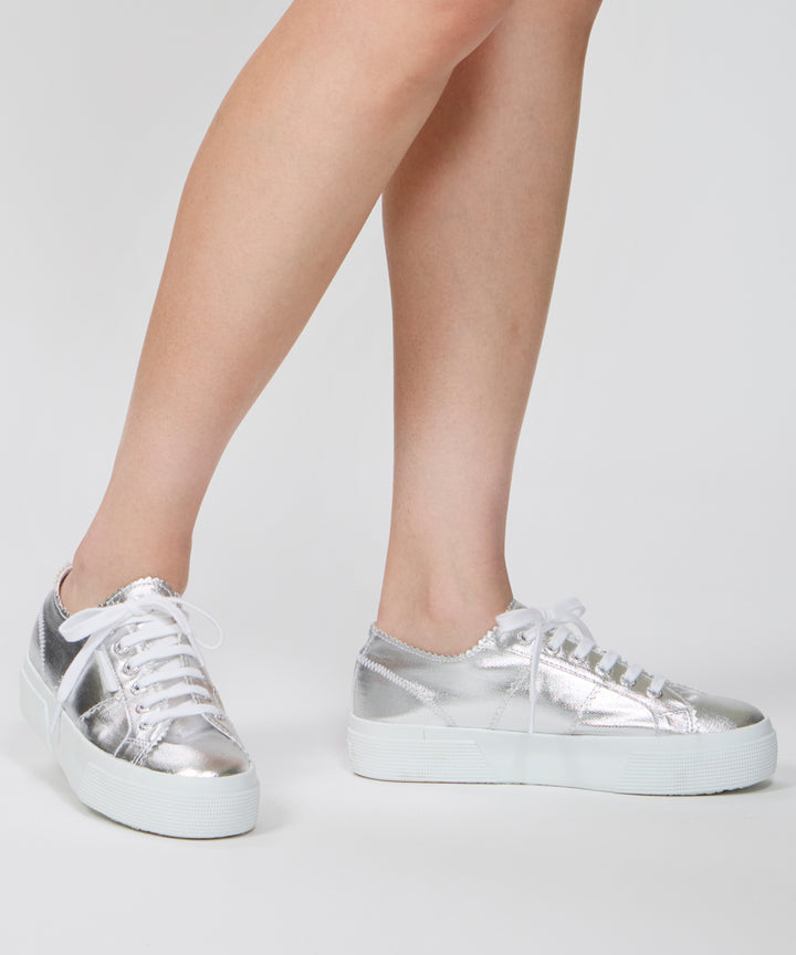 PELLICO | PELLICOxSUPERGA スニーカー 3.5cm SILVER - アマン