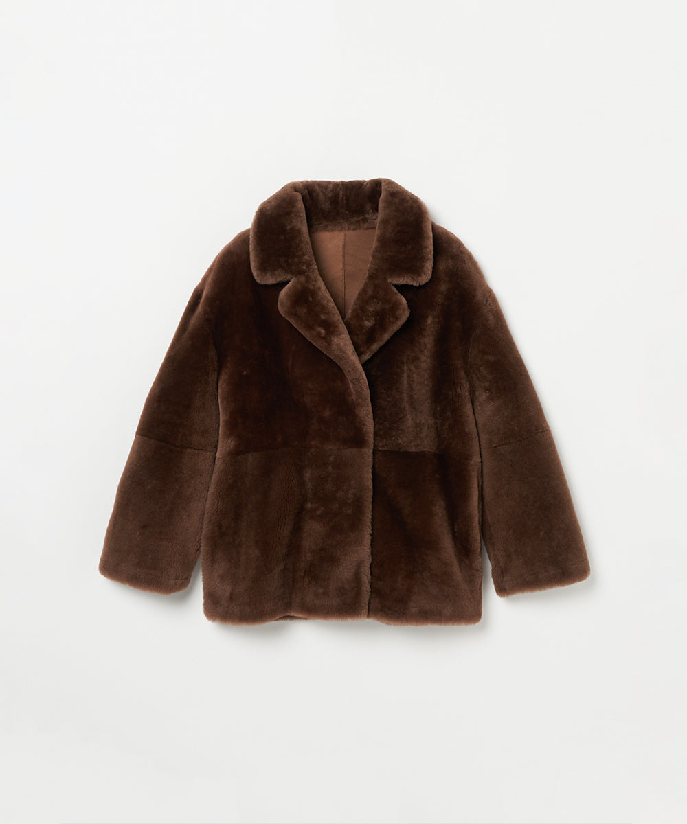 TALIA ムートンチェスターコート