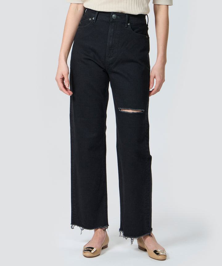 LEA (レア) ボーイズストレート CBK (クラッシュドブラック)