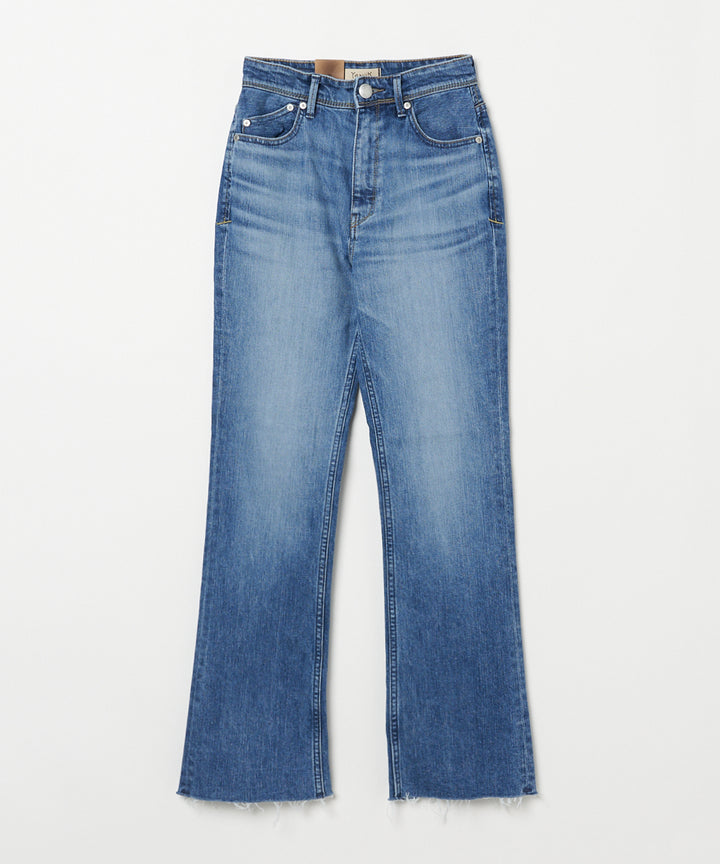 SEMI FLARE (セミフレア) ハイウェスト セミフレア CSB (カットオフサーフブルー)