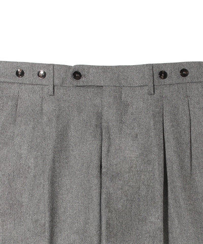 HBARBER 【干場義雅氏別注モデル】ツープリーツテーパードパンツ/H BARBER(アッカ バーバー)/RWSLTX