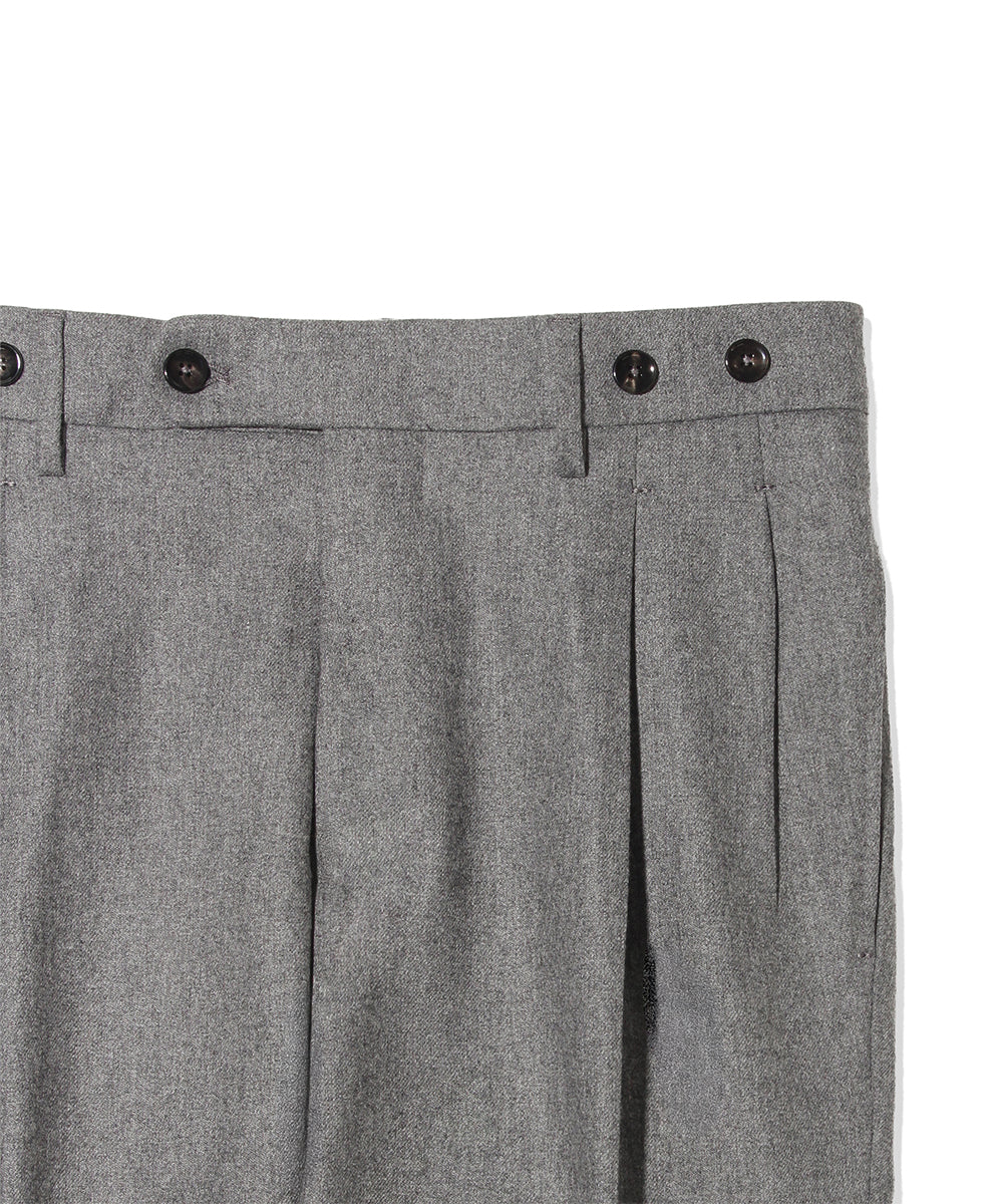 HBARBER 【干場義雅氏別注モデル】ツープリーツテーパードパンツ/H BARBER(アッカ バーバー)/RWSLTX