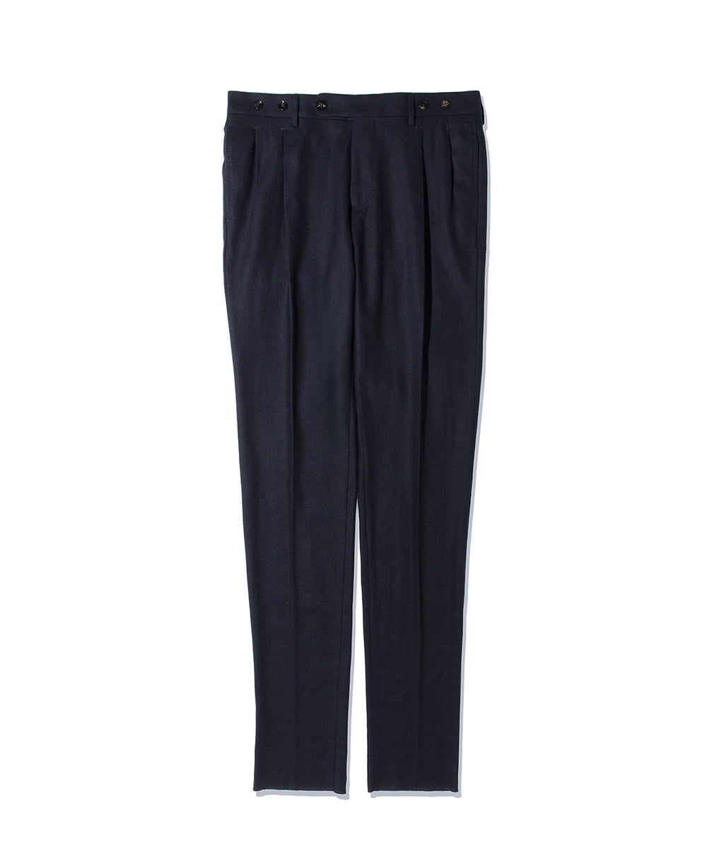 HBARBER 【干場義雅氏別注モデル】ツープリーツテーパードパンツ/H BARBER(アッカ バーバー)/RWSLTX