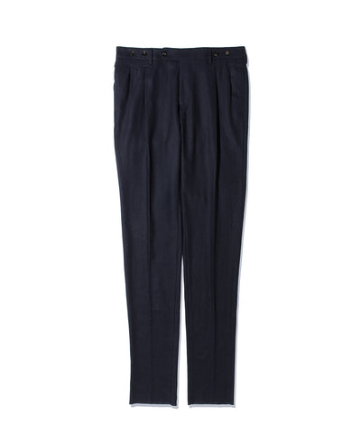 HBARBER 【干場義雅氏別注モデル】ツープリーツテーパードパンツ/H BARBER(アッカ バーバー)/RWSLTX