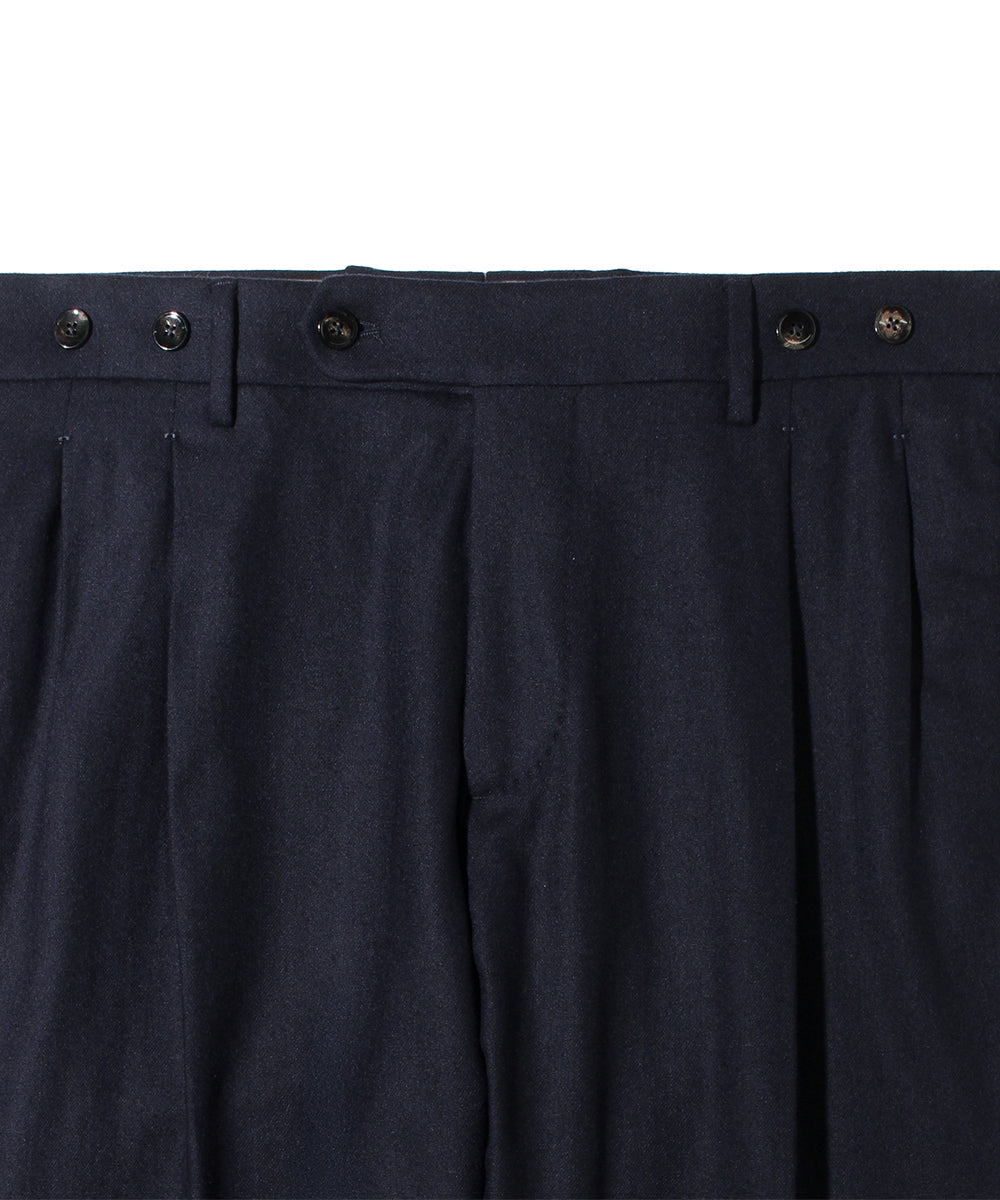 HBARBER 【干場義雅氏別注モデル】ツープリーツテーパードパンツ/H BARBER(アッカ バーバー)/RWSLTX