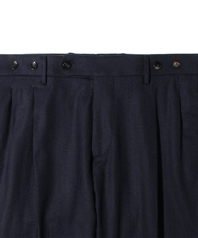 HBARBER 【干場義雅氏別注モデル】ツープリーツテーパードパンツ/H BARBER(アッカ バーバー)/RWSLTX