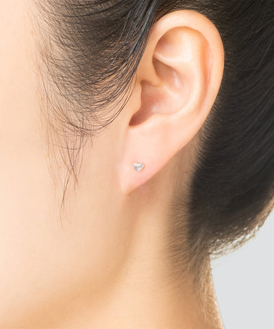 micro love pierced earring