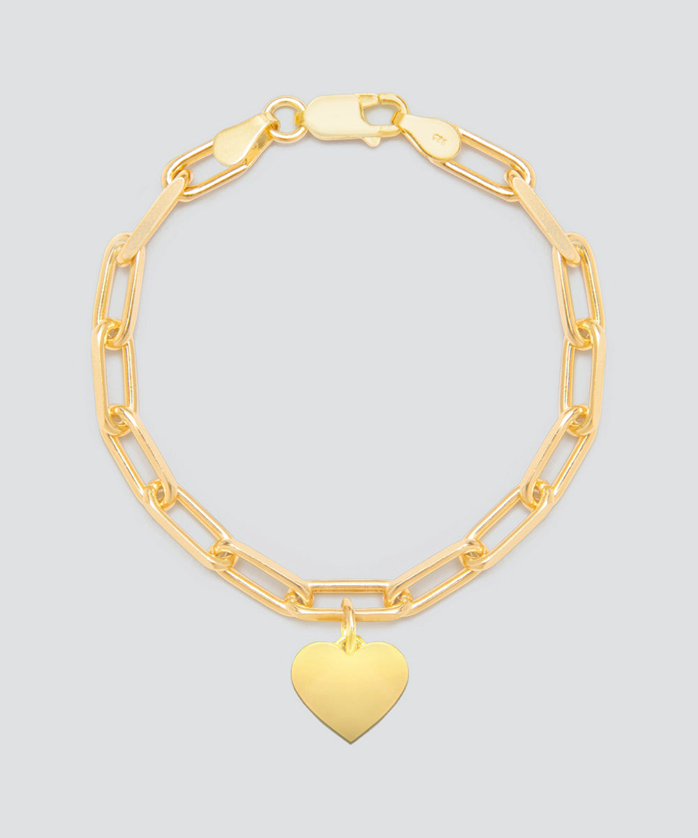 love charm chain bracelet チェーン ブレスレット