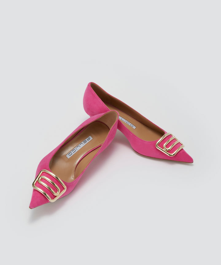 【美品】PELLICO アネッリ ピンクベージュ エナメルパンプス 極美品✨ PELLICO アネッリフィッビア ビジュー ピンクベージュ