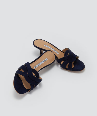SAMI レガータ サンダル 5.0cm NAVY