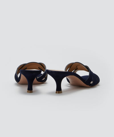 SAMI レガータ サンダル 5.0cm NAVY