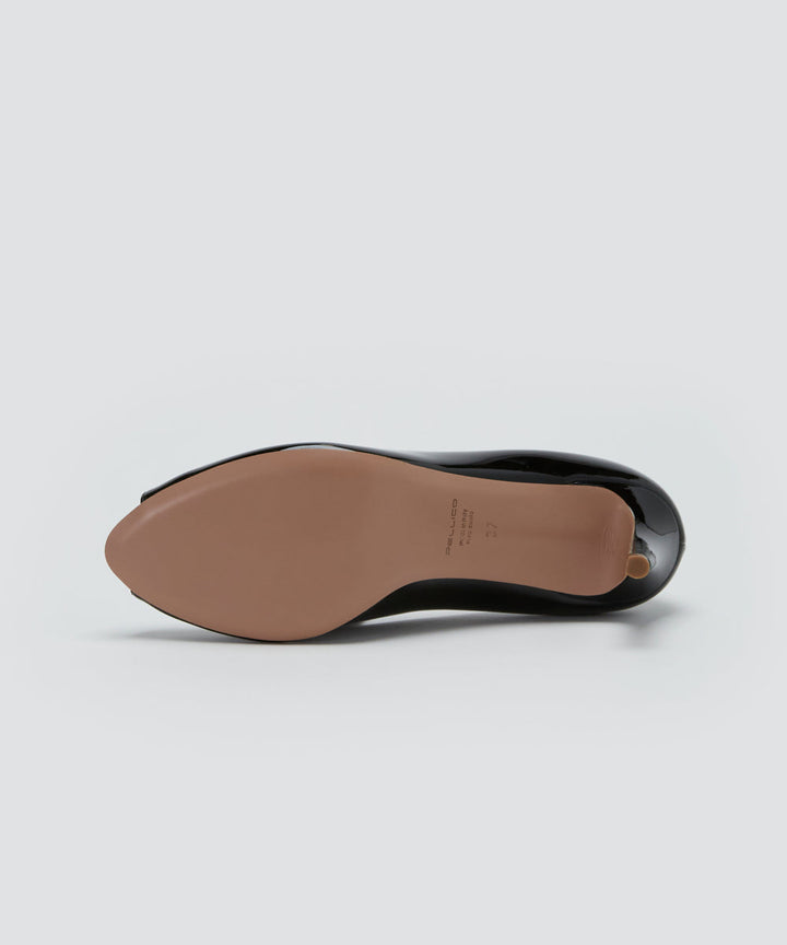PELLICO オープントゥ パンプス 8.0cm BLACK パンプス AMAN