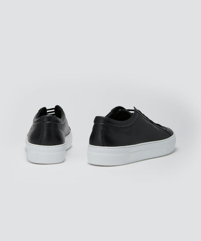 GIOIA メンズ レースアップスニーカー 3.5cm BLACK