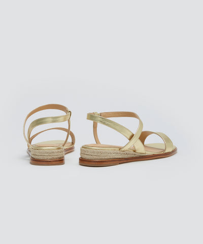 ACACIA メタル サンダル 3.0cm GOLD